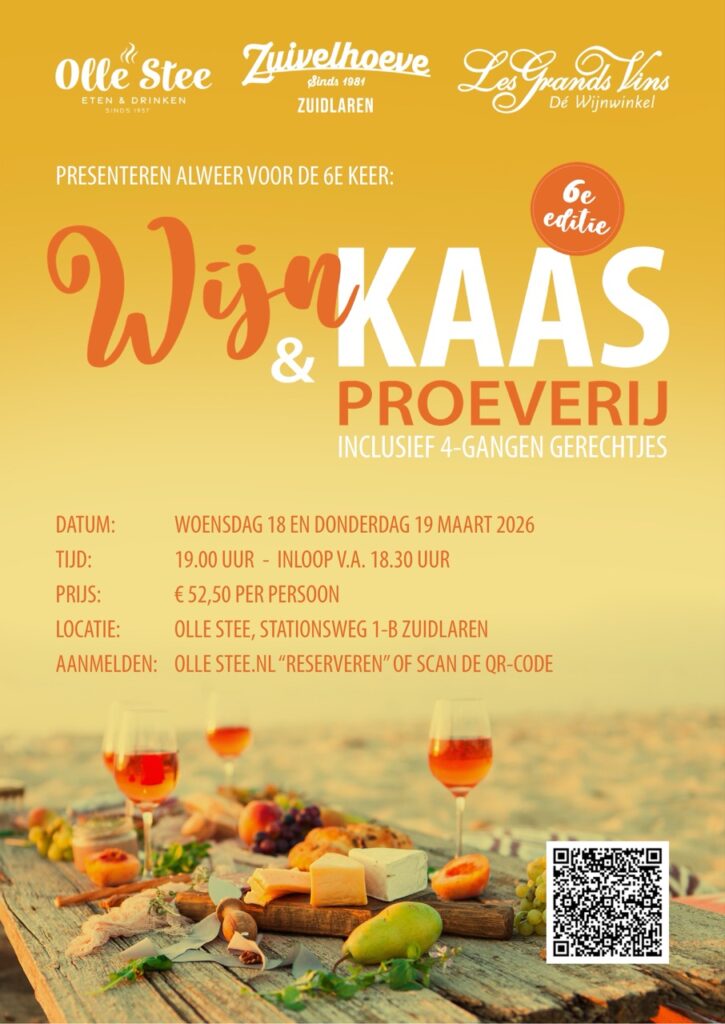 Olle Stee wijn kaas proeverij